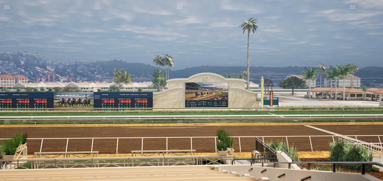 Del Mar Thoroughbred Club - Section Stretch Run Box 9 C Lvl 2 Seat View