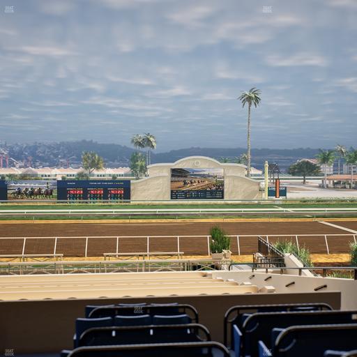 Del Mar Thoroughbred Club - Section Stretch Run Box 9 C Lvl 2 Seat View