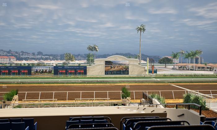 Del Mar Thoroughbred Club - Section Stretch Run Box 9 D Lvl 2 Seat View