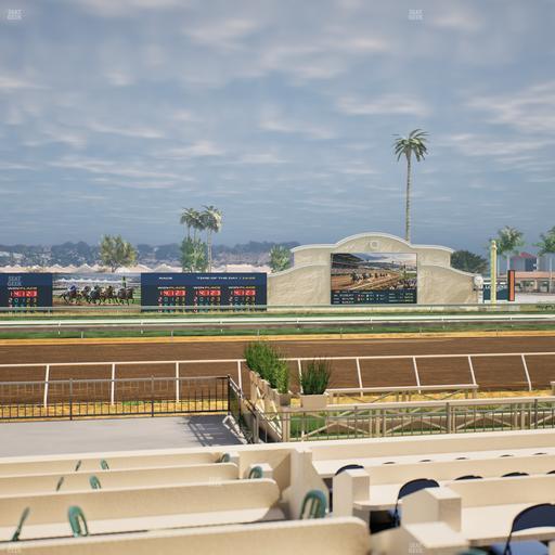 Del Mar Thoroughbred Club - Section Stretch Run Box 9 E Lvl 1 Seat View