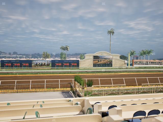 Del Mar Thoroughbred Club - Section Stretch Run Box 9 E Lvl 1 Seat View