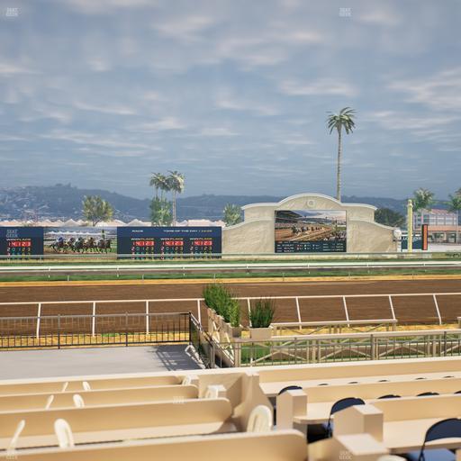 Del Mar Thoroughbred Club - Section Stretch Run Box 9 E Lvl 1 Seat View