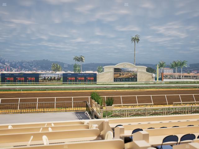 Del Mar Thoroughbred Club - Section Stretch Run Box 9 E Lvl 1 Seat View
