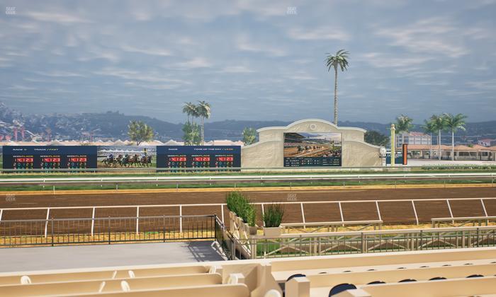Del Mar Thoroughbred Club - Section Stretch Run Box 9 E Lvl 1 Seat View