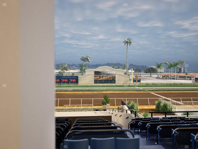 Del Mar Thoroughbred Club - Section Stretch Run Box 9 E Lvl 3 Seat View