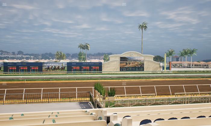 Del Mar Thoroughbred Club - Section Stretch Run Box 9 F Lvl 1 Seat View