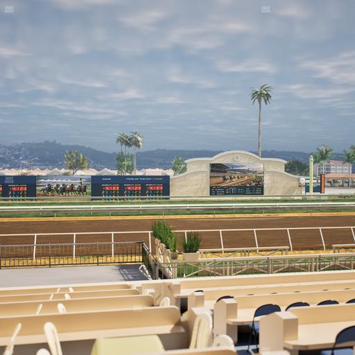 Del Mar Thoroughbred Club - Section Stretch Run Box 9 F Lvl 1 Seat View
