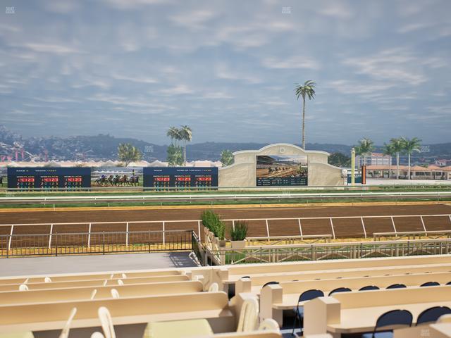Del Mar Thoroughbred Club - Section Stretch Run Box 9 F Lvl 1 Seat View