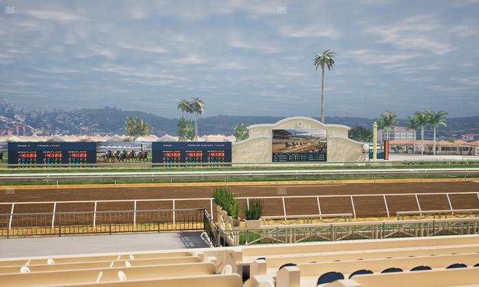 Del Mar Thoroughbred Club - Section Stretch Run Box 9 F Lvl 1 Seat View