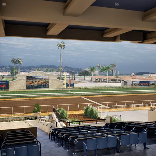 Del Mar Thoroughbred Club - Section Stretch Run Box 9 H Lvl 3 Seat View