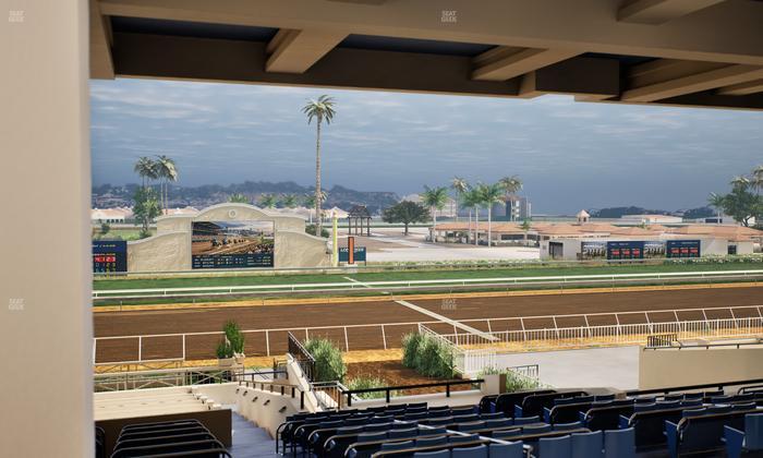 Del Mar Thoroughbred Club - Section Stretch Run Box 9 H Lvl 3 Seat View