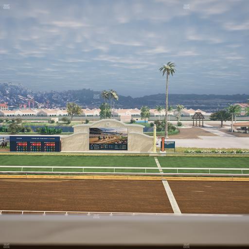 Del Mar Thoroughbred Club - Section Stretch Run Box 9 J Lvl 4 Seat View