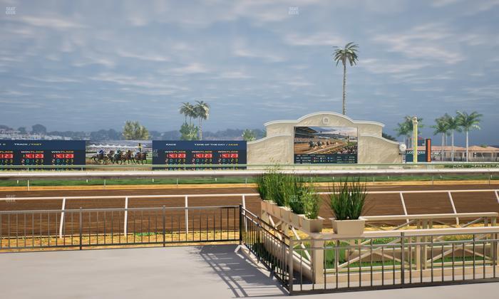 Del Mar Thoroughbred Club - Section Stretch Run Grill E Lvl 1 Tbl 10 Seat View