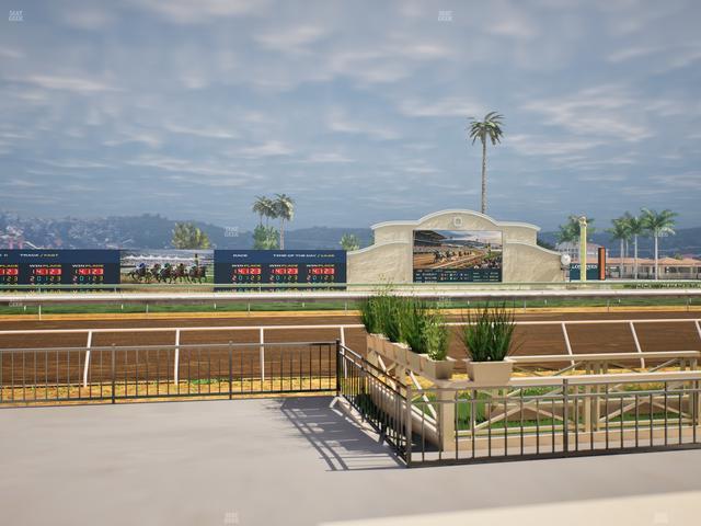 Del Mar Thoroughbred Club - Section Stretch Run Grill E Lvl 1 Tbl 10 Seat View