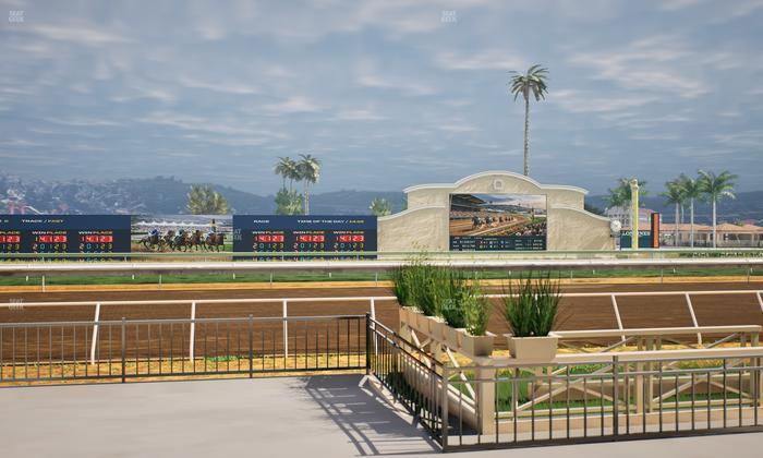 Del Mar Thoroughbred Club - Section Stretch Run Grill E Lvl 1 Tbl 10 Seat View