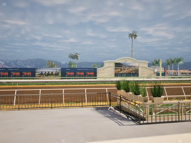 Del Mar Thoroughbred Club - Section Stretch Run Grill E Lvl 1 Tbl 11 Seat View
