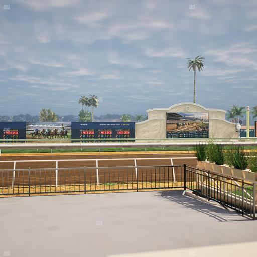 Del Mar Thoroughbred Club - Section Stretch Run Grill E Lvl 1 Tbl 12 Seat View