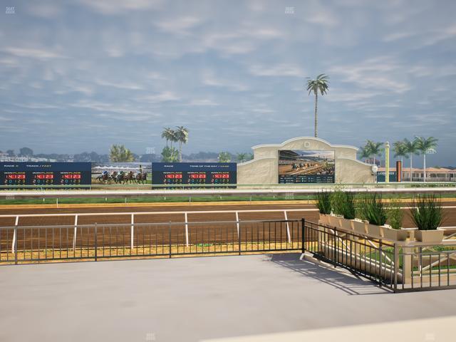 Del Mar Thoroughbred Club - Section Stretch Run Grill E Lvl 1 Tbl 12 Seat View