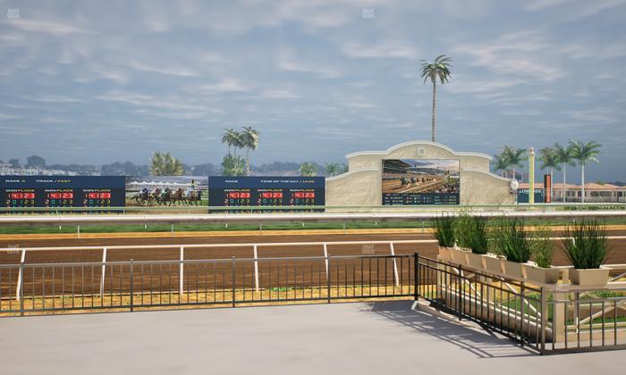 Del Mar Thoroughbred Club - Section Stretch Run Grill E Lvl 1 Tbl 12 Seat View