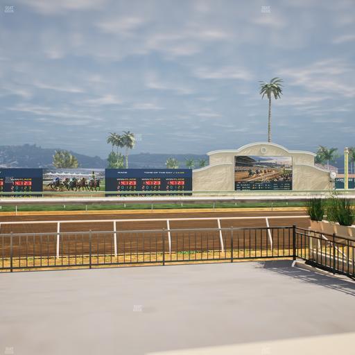 Del Mar Thoroughbred Club - Section Stretch Run Grill E Lvl 1 Tbl 13 Seat View