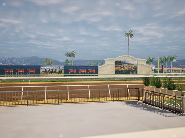 Del Mar Thoroughbred Club - Section Stretch Run Grill E Lvl 1 Tbl 13 Seat View