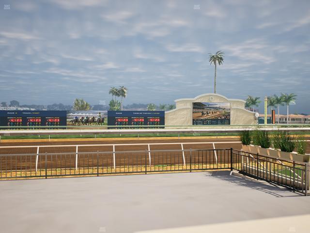 Del Mar Thoroughbred Club - Section Stretch Run Grill E Lvl 1 Tbl 13 Seat View