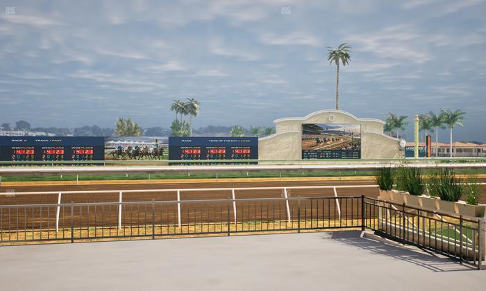 Del Mar Thoroughbred Club - Section Stretch Run Grill E Lvl 1 Tbl 13 Seat View