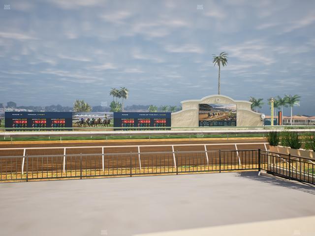 Del Mar Thoroughbred Club - Section Stretch Run Grill E Lvl 1 Tbl 14 Seat View