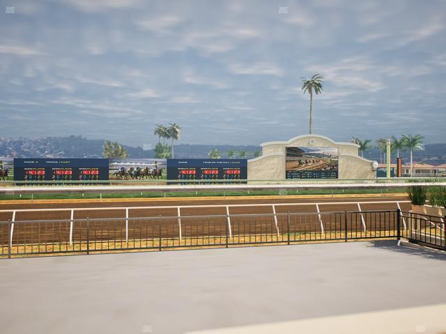 Del Mar Thoroughbred Club - Section Stretch Run Grill E Lvl 1 Tbl 15 Seat View