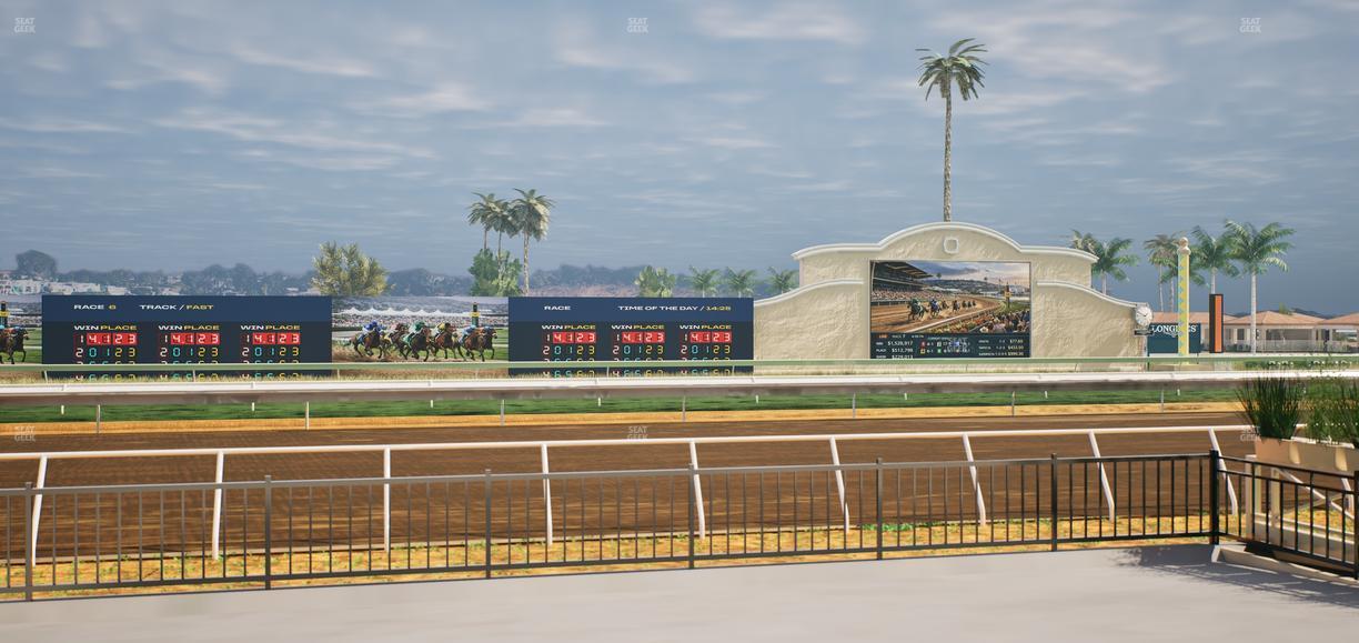 Del Mar Thoroughbred Club - Section Stretch Run Grill E Lvl 1 Tbl 15 Seat View