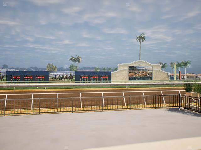 Del Mar Thoroughbred Club - Section Stretch Run Grill E Lvl 1 Tbl 15 Seat View
