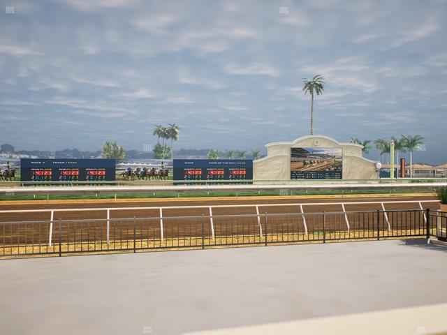 Del Mar Thoroughbred Club - Section Stretch Run Grill E Lvl 1 Tbl 16 Seat View
