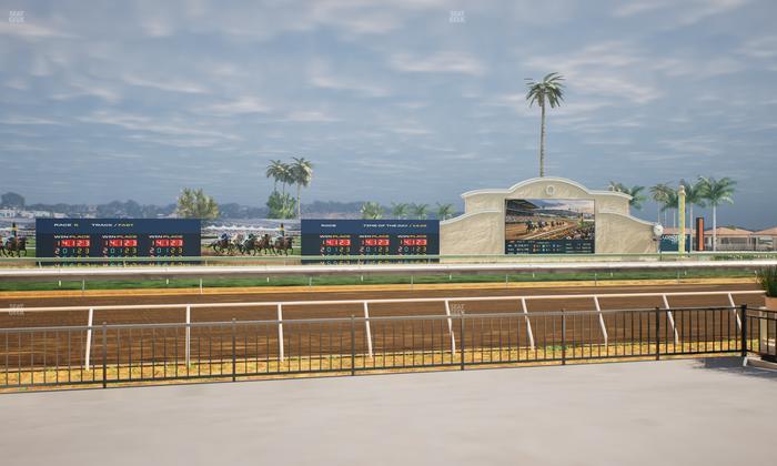 Del Mar Thoroughbred Club - Section Stretch Run Grill E Lvl 1 Tbl 16 Seat View