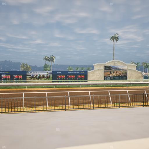 Del Mar Thoroughbred Club - Section Stretch Run Grill E Lvl 1 Tbl 16 Seat View