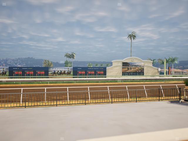 Del Mar Thoroughbred Club - Section Stretch Run Grill E Lvl 1 Tbl 16 Seat View