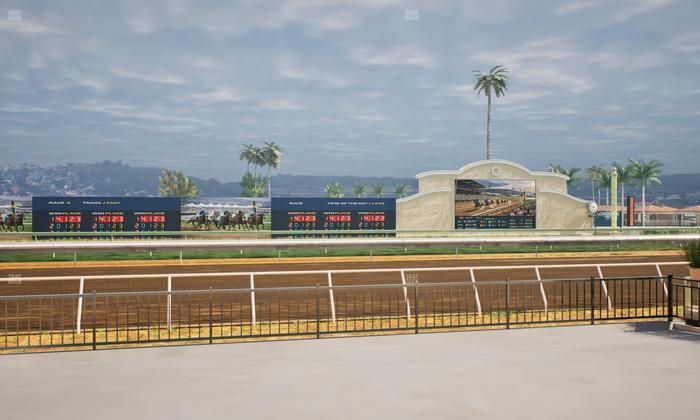 Del Mar Thoroughbred Club - Section Stretch Run Grill E Lvl 1 Tbl 16 Seat View