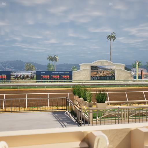 Del Mar Thoroughbred Club - Section Stretch Run Grill E Lvl 1 Tbl 20 Seat View