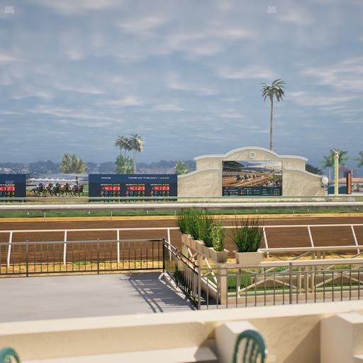 Del Mar Thoroughbred Club - Section Stretch Run Grill E Lvl 1 Tbl 20 Seat View