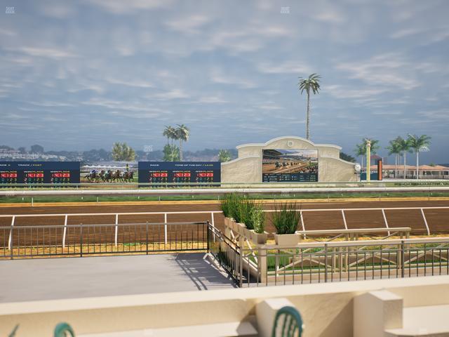 Del Mar Thoroughbred Club - Section Stretch Run Grill E Lvl 1 Tbl 20 Seat View