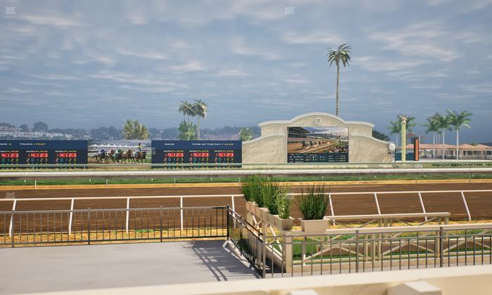 Del Mar Thoroughbred Club - Section Stretch Run Grill E Lvl 1 Tbl 20 Seat View