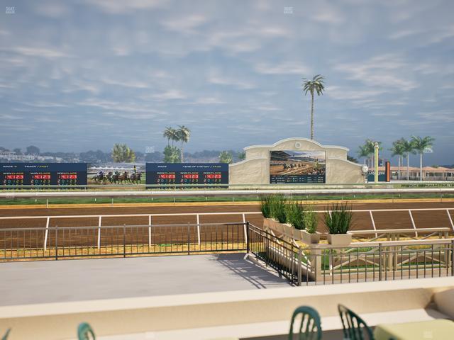 Del Mar Thoroughbred Club - Section Stretch Run Grill E Lvl 1 Tbl 21 Seat View