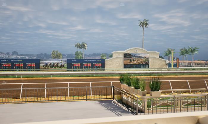 Del Mar Thoroughbred Club - Section Stretch Run Grill E Lvl 1 Tbl 21 Seat View