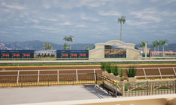 Del Mar Thoroughbred Club - Section Stretch Run Grill E Lvl 1 Tbl 21 Seat View