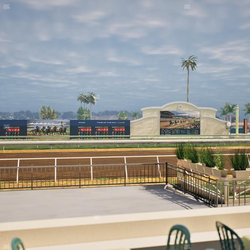 Del Mar Thoroughbred Club - Section Stretch Run Grill E Lvl 1 Tbl 22 Seat View