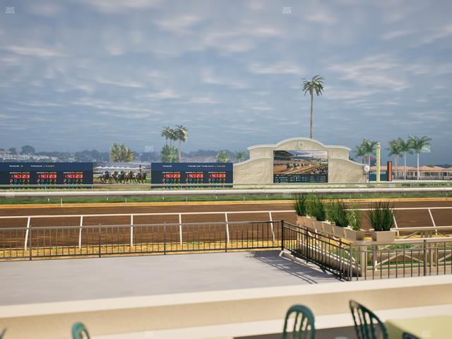 Del Mar Thoroughbred Club - Section Stretch Run Grill E Lvl 1 Tbl 22 Seat View