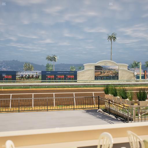 Del Mar Thoroughbred Club - Section Stretch Run Grill E Lvl 1 Tbl 22 Seat View