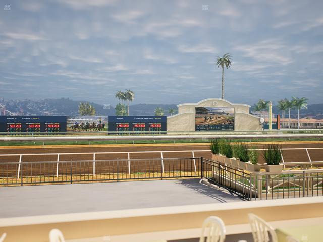 Del Mar Thoroughbred Club - Section Stretch Run Grill E Lvl 1 Tbl 22 Seat View