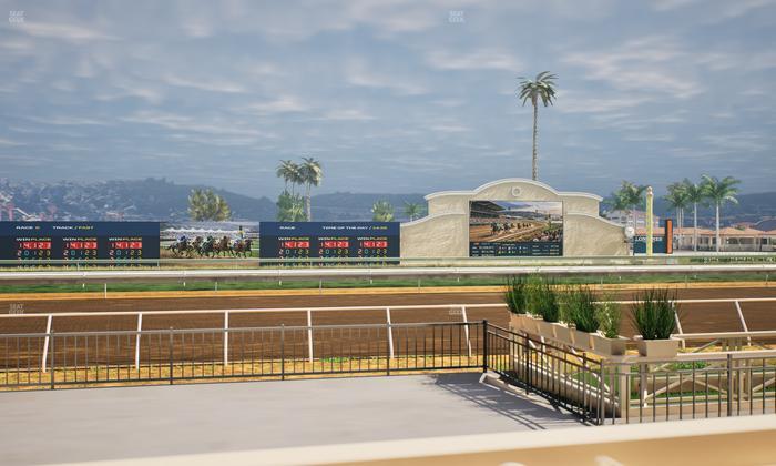Del Mar Thoroughbred Club - Section Stretch Run Grill E Lvl 1 Tbl 22 Seat View