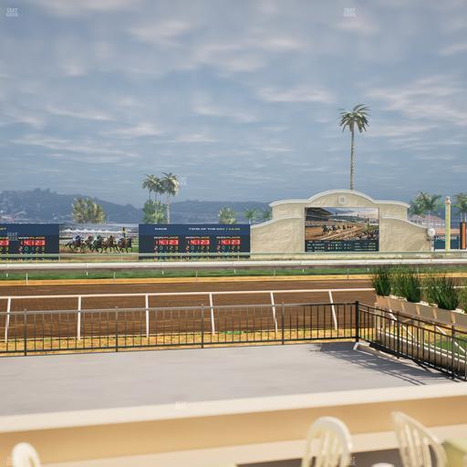 Del Mar Thoroughbred Club - Section Stretch Run Grill E Lvl 1 Tbl 23 Seat View
