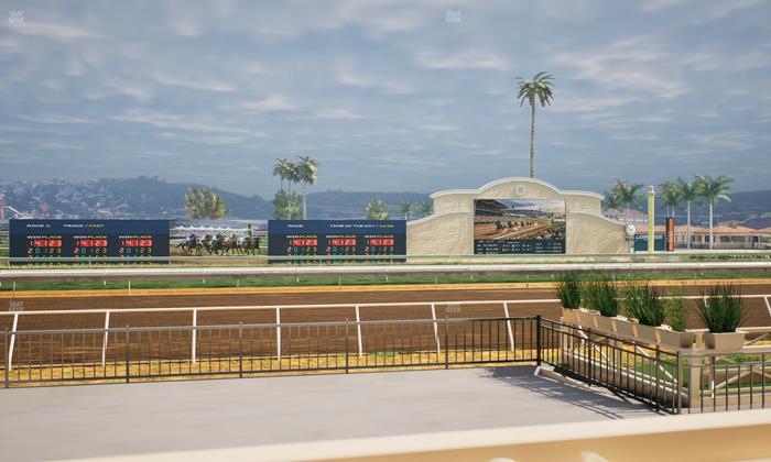 Del Mar Thoroughbred Club - Section Stretch Run Grill E Lvl 1 Tbl 23 Seat View